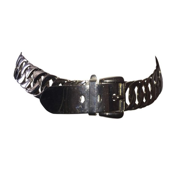 Gucci Massive Silver Tone Runway Chain Belt Neckla - Picture 1 of 7